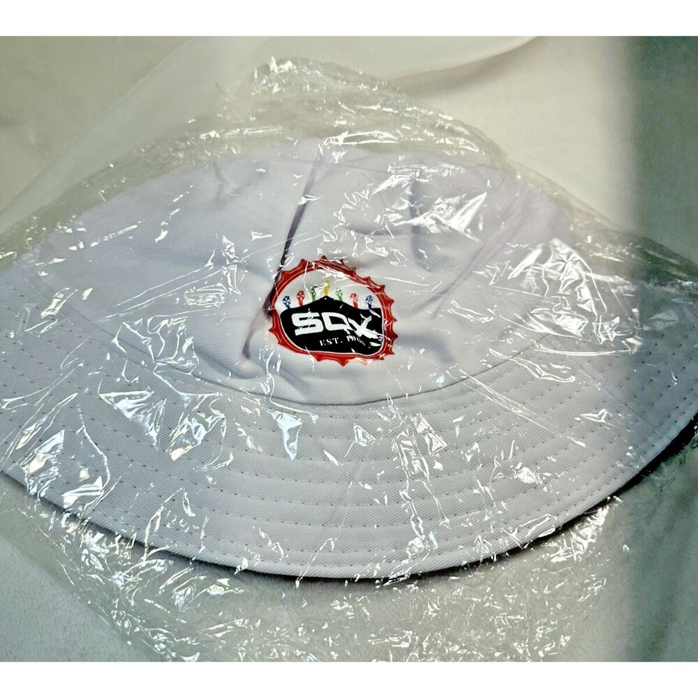 Chicago White Sox Baseball Floppy Hat Bucket White SGA Old School Logo Nwot